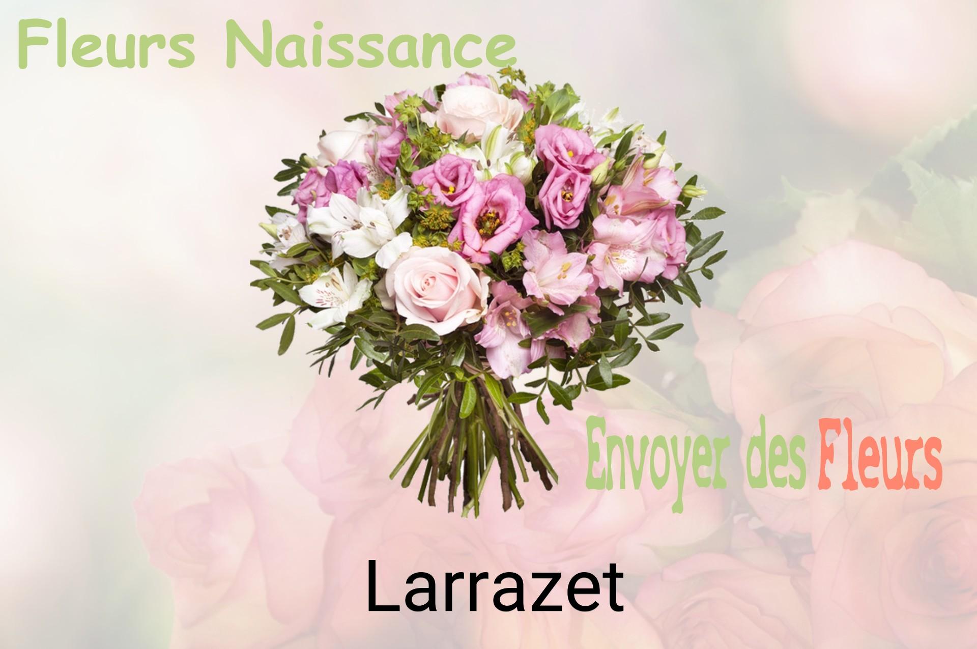 Bouquet de fleurs de naissance livré à Larrazet